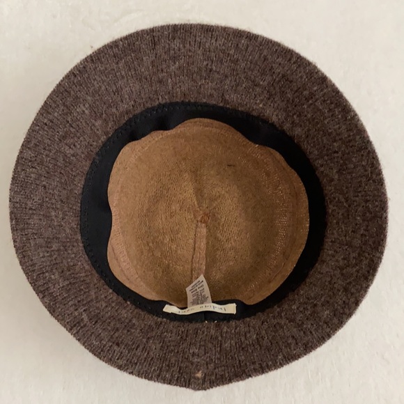 Indigo Soul | 100% Wool Bow Cloche Hat Brown (OS) - Picture 12 of 16